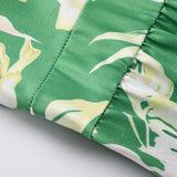 Women Date Dress Spring and Summer Sexy Floral Strap Beach Dress