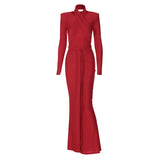 Women Dresses Slim-Fit Long Sleeve Dress
