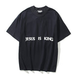 Jesus Is King Chicago Shirt Turtleneck Short Sleeve T-shirt Loose