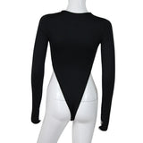 Women Jumpsuit Long Sleeve Slim Fit Jumpsuit