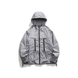 Unisex Jacket Autumn Coat Shell Jacket Hooded Hooded Jacket