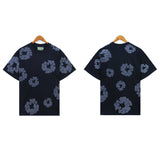 Denim Tears T Shirts Kapok Puff Print Short Sleeve T-shirt