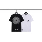 CHH Chrome Heart T Shirts Scroll Heart Gypsy Printed Crew Neck Short Sleeve T-Shirt