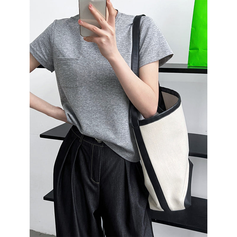 Women's T-shirt Short-Sleeved T-shirt Summer Casual Bottoming Top