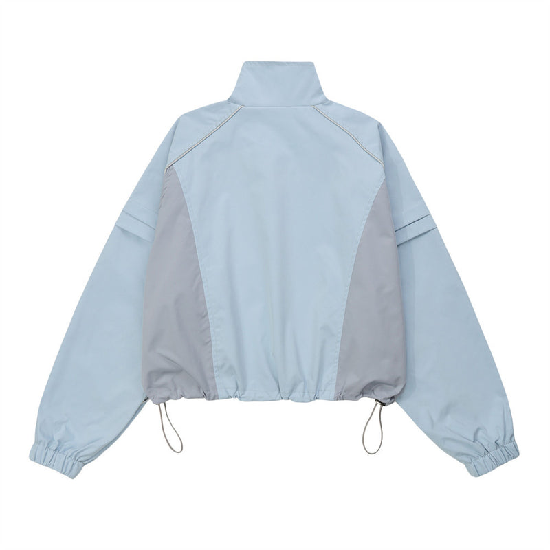 Women Jacket Stand Collar Jacket Autumn and Winter Outdoor Shell Jacket