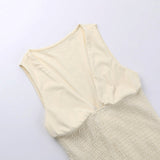 Women Tops Summer Slim-Fit Hip-Wrapped Short Dress Sexy V-neck Dress