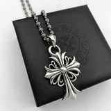 Chrome Hearts Necklace Classic Cross Flower Men's and Women's Design Pendant