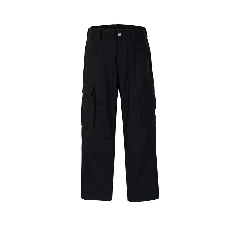 MIJKO Men's Vintage Pants MIJKO trousers men's and women's high street style multi-pocket casual trousers