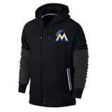 MLB Hoodie baseball jersey hoodie MLB hooded sweater men's cardigan top (Part 3)