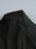 Women Dresses Sexy Deep V Long Sleeve Dress Long Dress Dress (Zns0409)