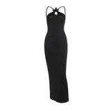 Women Dresses Summer Casual Slim Fit Long Dress Butterfly Flower Dress