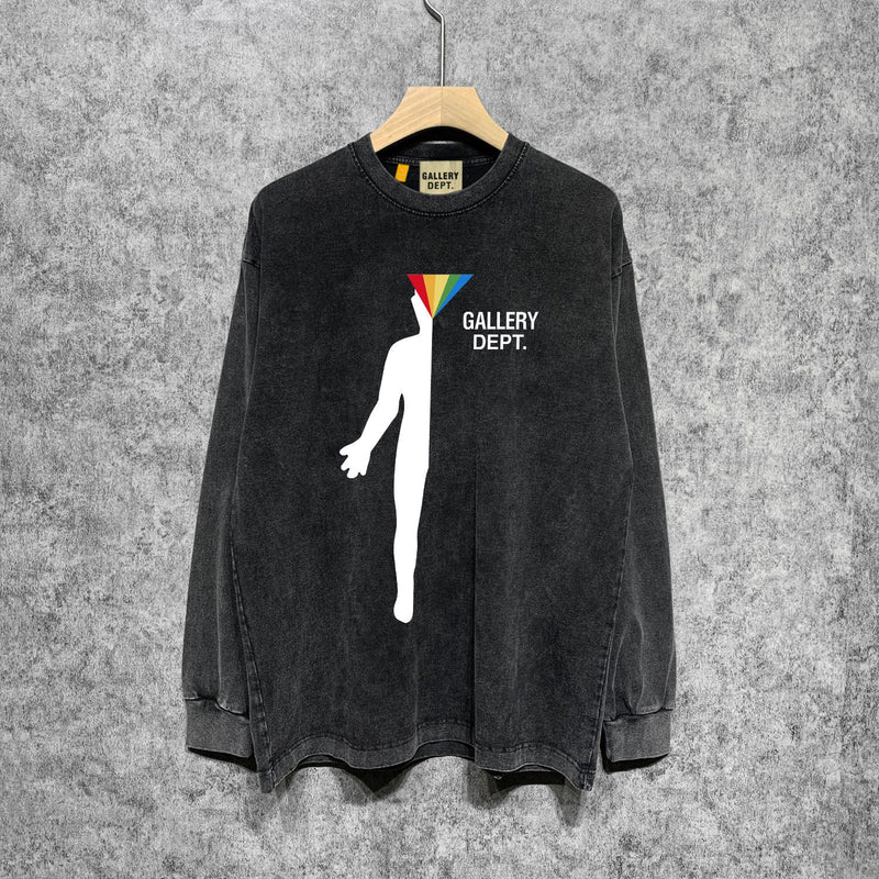 Gallery Dept Long Sleeve Shirt Vintage T Shirt Washed and Worn Vintage Long Sleeve T-shirt