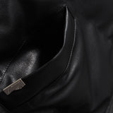 Unisex Winter Cotton Coat Letter Printed Stand-up Collar Cotton-Padded Clothes PU Leather Cotton-Padded Jacket