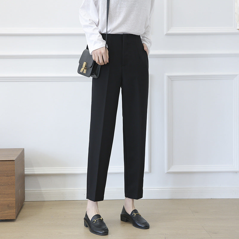 Women Sweatpants Suit Pants Straight-Leg Pants Overalls