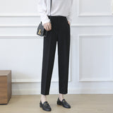 Women Sweatpants Suit Pants Straight-Leg Pants Overalls