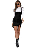 Women Dress Spring and Summer Sexy Slim-Fit Bow Sling Dress