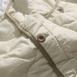 Unisex Winter Cotton Coat Retro Three-Dimensional Pocket Cotton Jacket