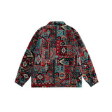 Unisex Jacket Vintage Loose Lapels Jacket Overalls