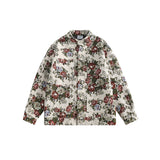 Unisex Jacket Stand Collar Jacket Baggy Coat