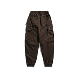 Men Pants Retro Functional Workwear Casual Pants