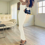 Women Dresses Winter Sexy Backless Cutout Sling Dress