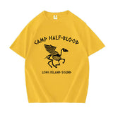 Camp Half Blood Long Island Sound Skull Percy Jackson T Shirt