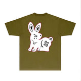 Amiri T-Shirt Rabbit Printed Short Sleeve T-shirt