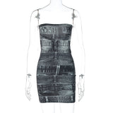 Women Dresses Spring Slim-Fitting Backless Sheath Dress