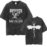 Basgiath War College Vintage Washed T Shirt Fourth Wing Drag