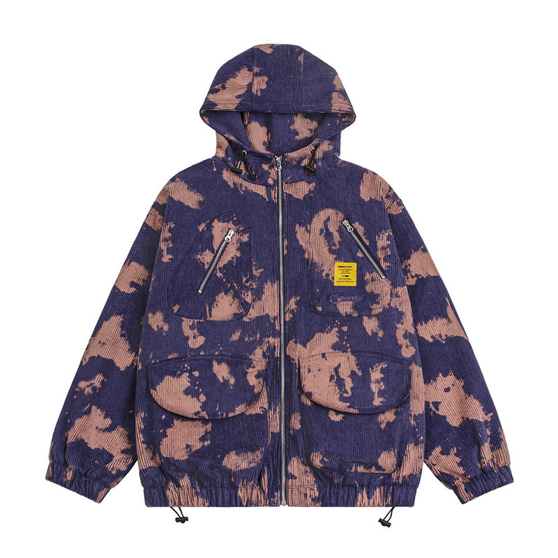 Men Jacket Coat Hooded Jacket Men Loose Casual Long Sleeves Autumn and Winter