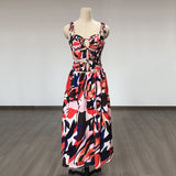 Women Evening Dress Bohemian Dress Summer V-neck Brace Backless