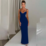 Women Dresses Sexy Backless Spaghetti Straps Dress