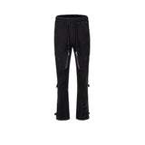 MIJKO Men's Vintage Pants MIJKO Men's and Women's Button-Trimmed Small Foot Jeans