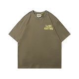Gallery Dept T Shirts Men's Summer Short Sleeve Gallery Dept Letter Print Short-Sleeve T-shirt