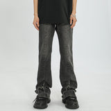 Men Jeans Vintage Washed Straight Jeans