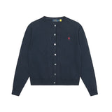Rl ralph lauren sweet autumn/winter wool cardigan - single-breasted macaron color knit crewneck