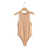 Women Jumpsuit Sexy Cold-Shoulder Sleeveless Jumpsuit