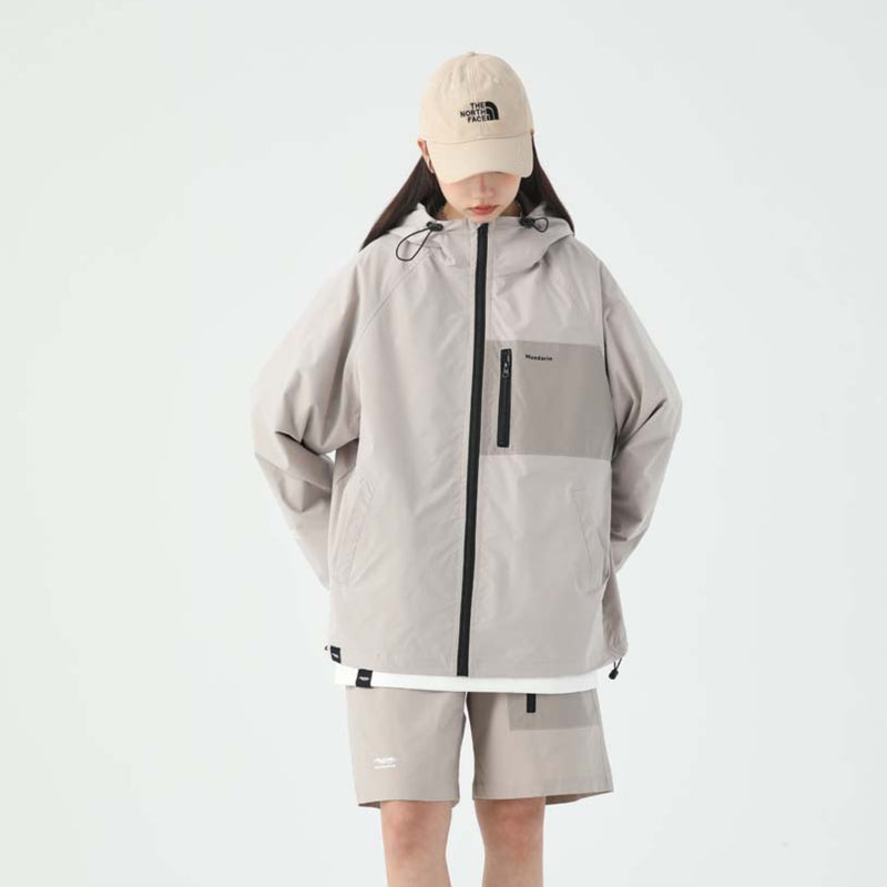 Unisex Jacket Autumn Multi-Pocket Hooded Jacket
