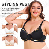 Full figure bra sports without wire