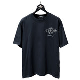 Ch hip-hop t shirts ch cross horseshoe sanskrit patch embroider hand-sewn buttons short-sleeved american high street