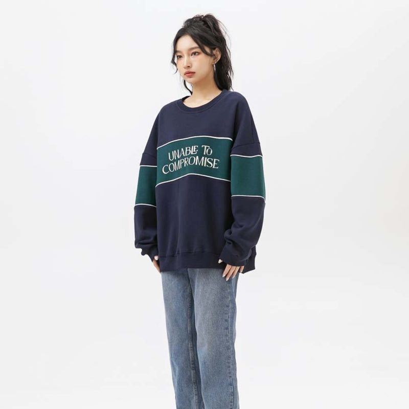 Unisex Hoodie Autumn Letters Embroidered Sweater