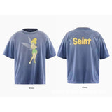 saint m t shirts s.m cartoon series graphic crewneck pullover short sleeve t-shirt