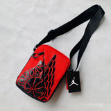 Men Casual Bags Double-sided Printed Men's Shoulder Crossbody Bag, Mobile Phone Bag