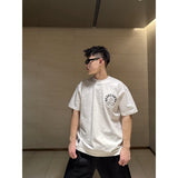 Ch hip-hop t shirts ch short-sleeved patch embroider couple american loosecasual american heavy weight high street