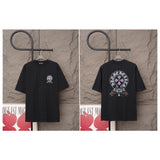 Ch hip-hop t-shirts - ss spring/summer ch cross appliqué embroidered print american style pure cotton short sleeve t-shirt - versatile