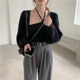 Women Knitwear Spring and Autumn Cardigan Loose-Fitting Short Coat