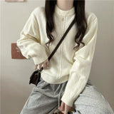 Women Knitted Pullover Vintage Sweater Loose Sweater