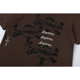 Travis Scott T Shirts x Mitchell x Ness Texas Longhorns Seal Short Sleeve