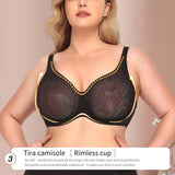 Full figure bra thin see-through intimates bra