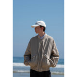 Unisex Jacket Autumn Vintage Jacket Men Loose Baseball Collar Coat